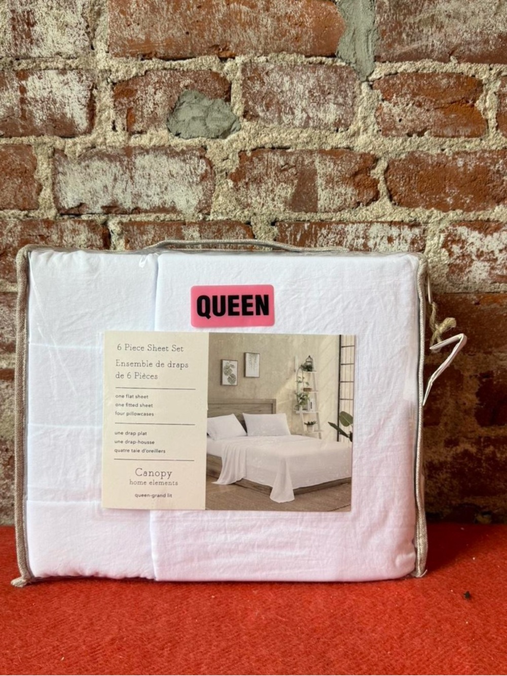 Queen 6-Piece Sheet Set - White